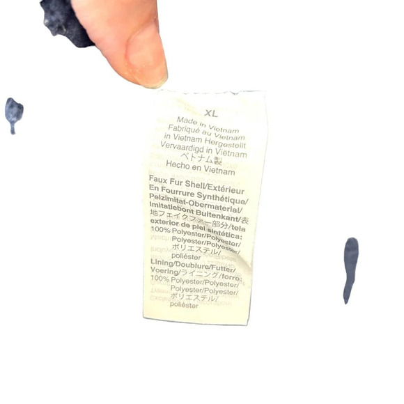 J. Crew Nordic Jacket in Polartec Sherpa‎ Fleece Navy Blue Men's Size XL - Picture 8 of 9